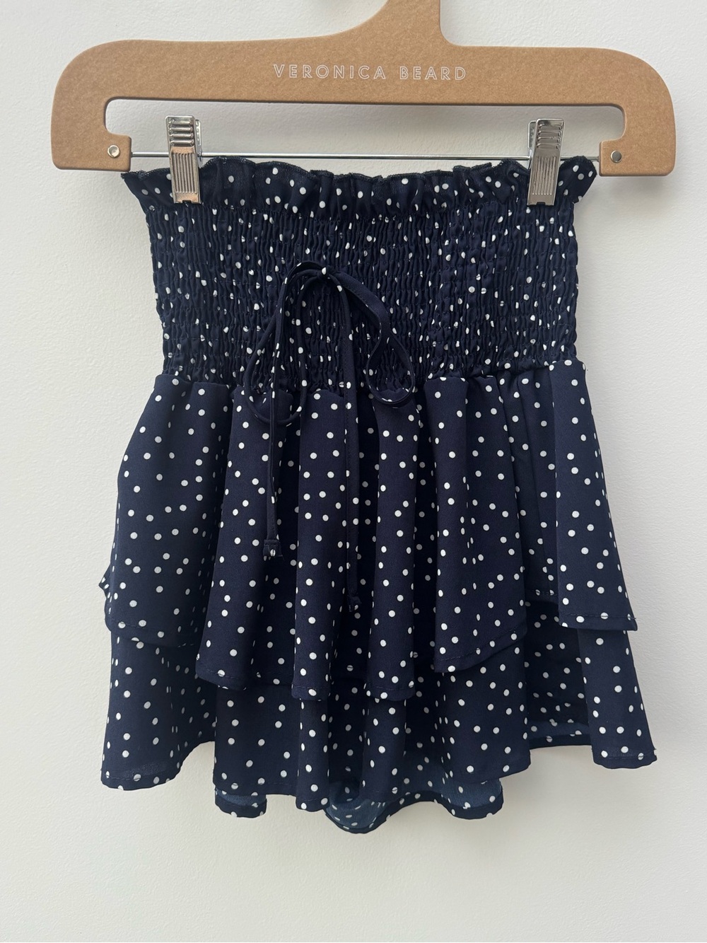 Layered Polka Dot Mini Skort